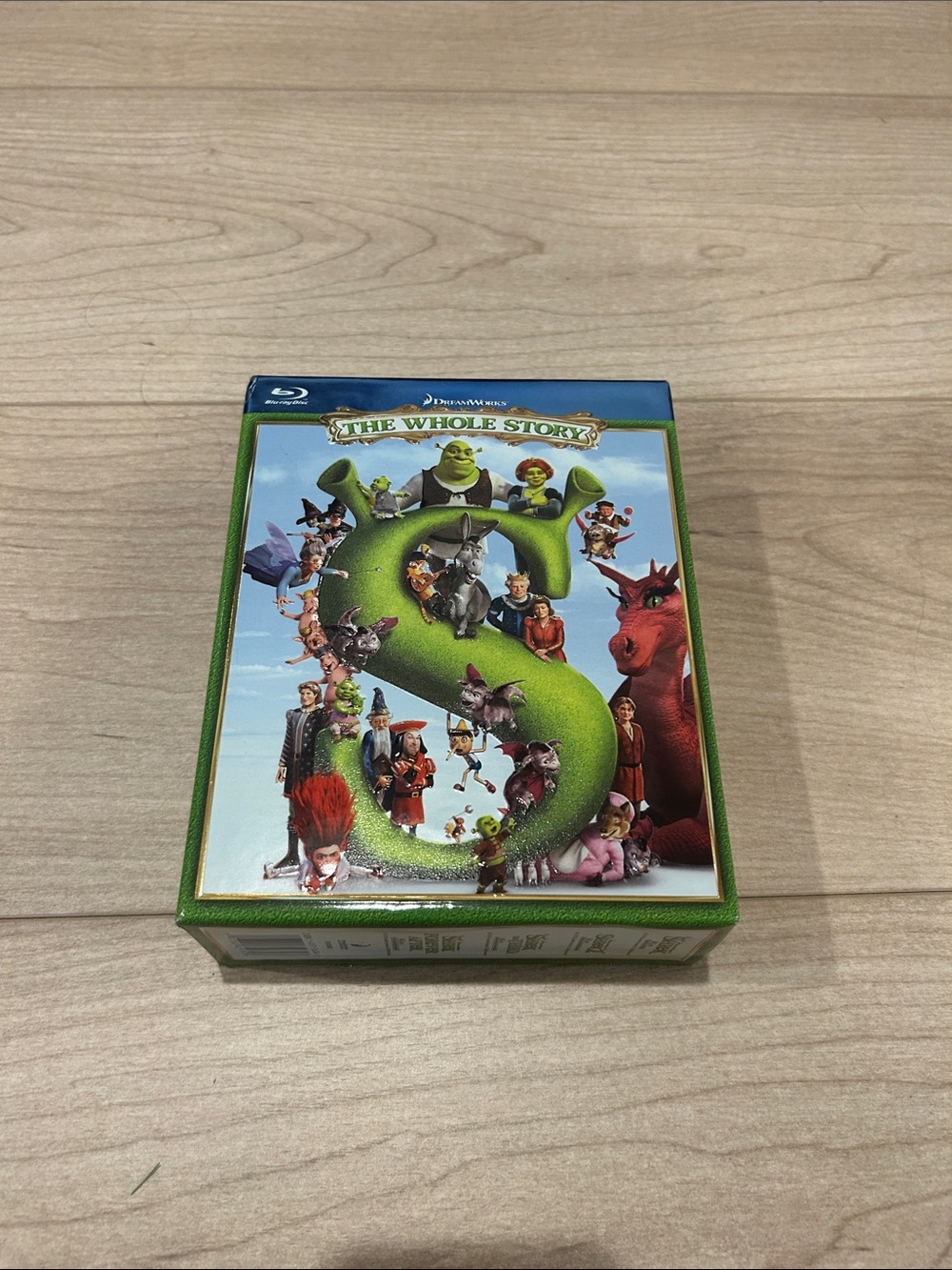 Shrek DVD boxed set 4 DVDs The Whole Story